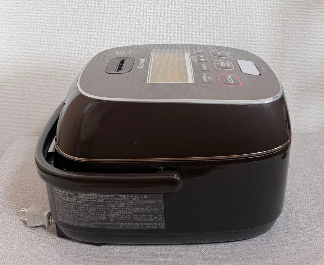 象印 極め炊き 圧力IH炊飯ジャーNW-JC10 動作保証
