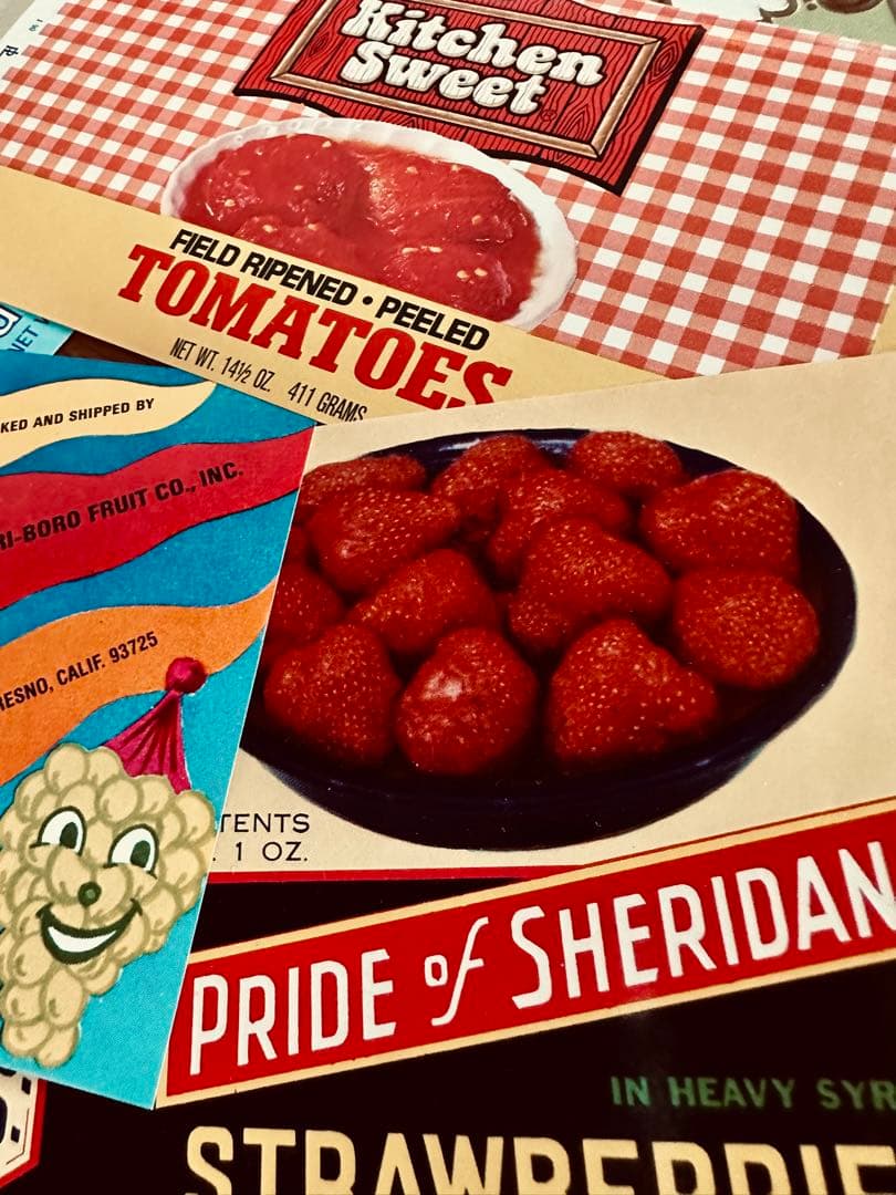 (10%OFF)#727 ヴィンテージラベル 50種100枚 /缶ラベル6980