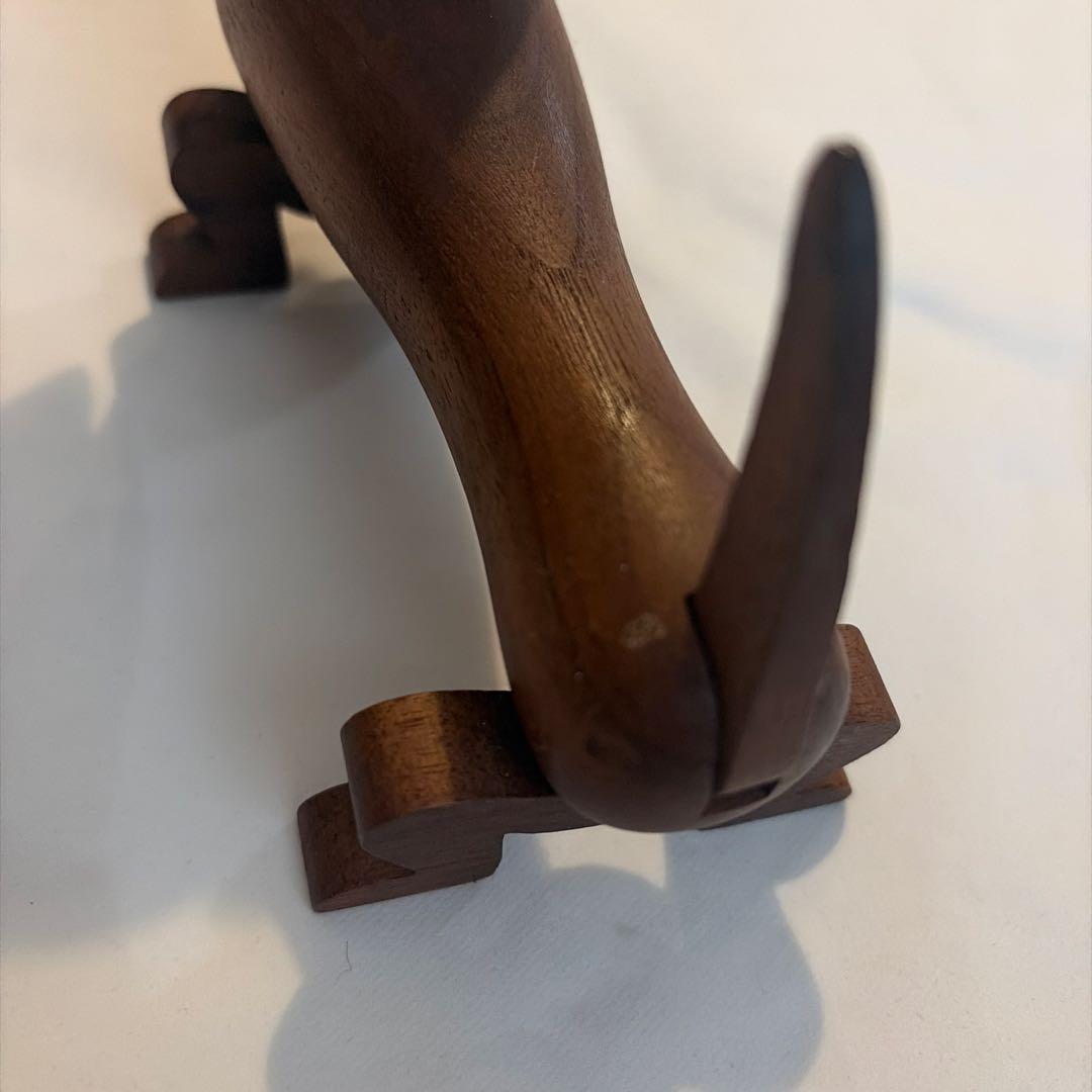 カイボイスン　ドッグ　ミニチュアダックスフンド　イヌ　北欧雑貨　木製