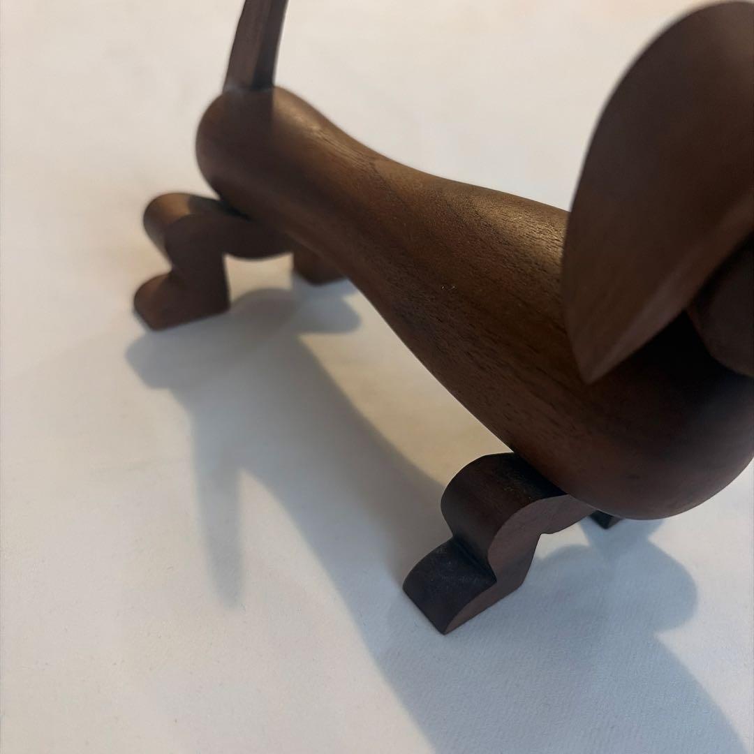 カイボイスン　ドッグ　ミニチュアダックスフンド　イヌ　北欧雑貨　木製