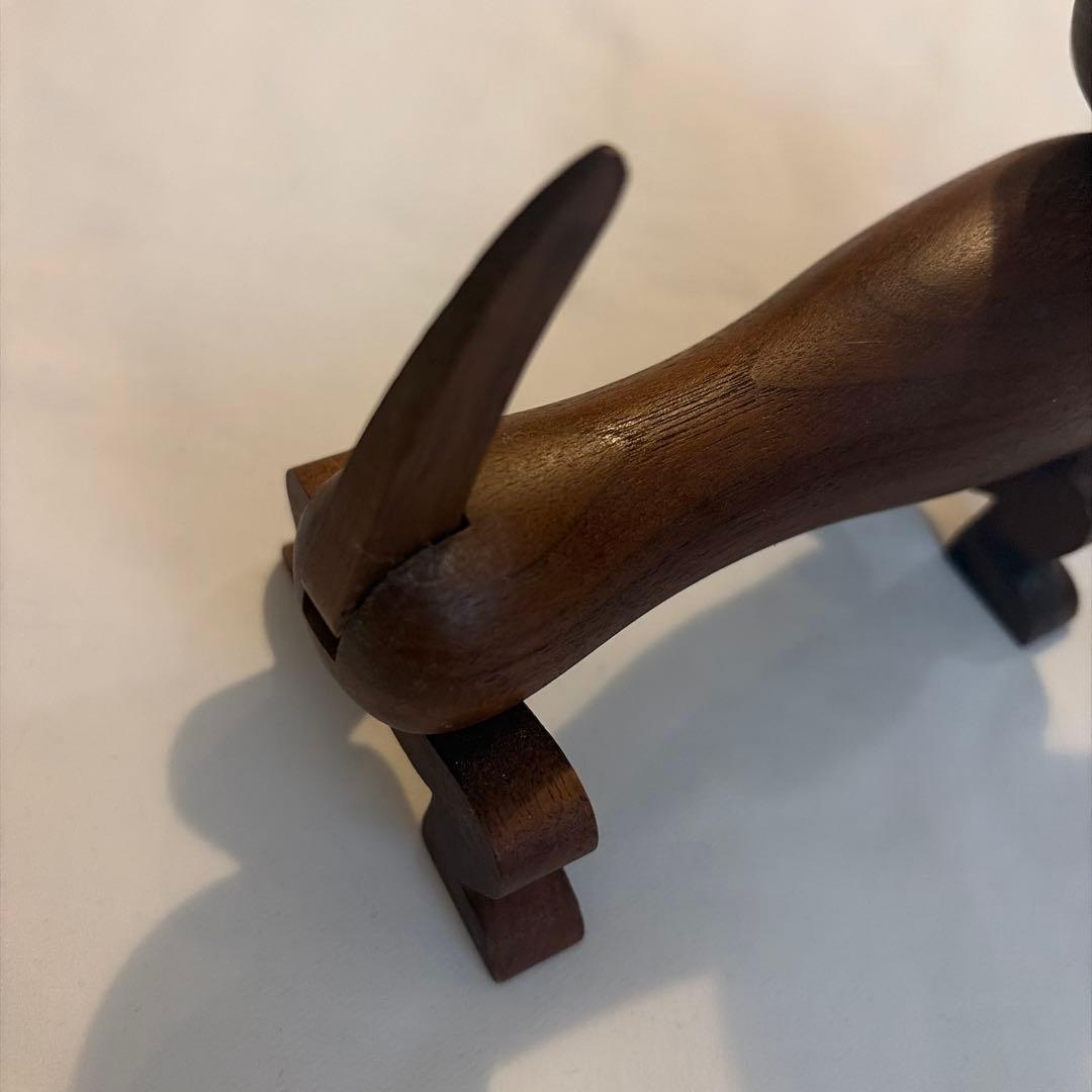 カイボイスン　ドッグ　ミニチュアダックスフンド　イヌ　北欧雑貨　木製