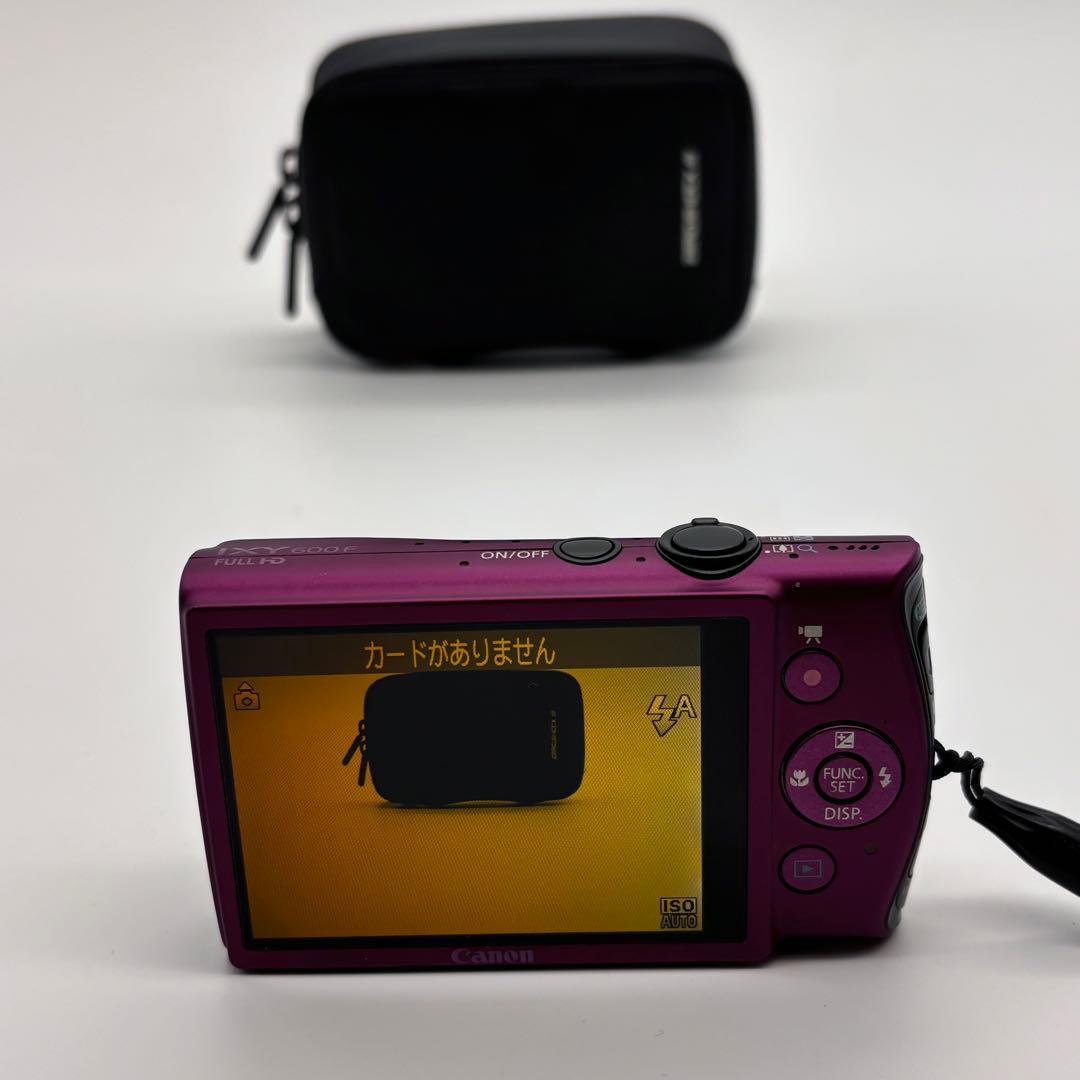 【訳あり】Canon キャノン IXY 600F コンデジ パープル