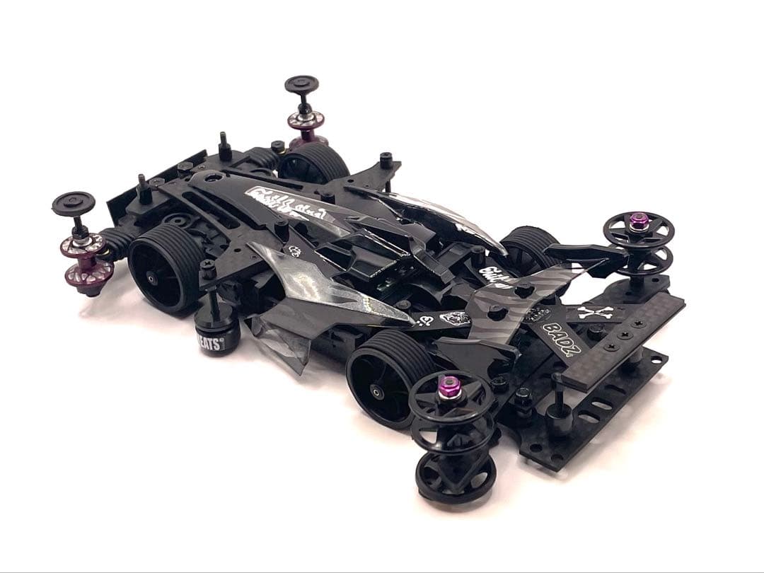 ミニ四駆　完成品　未使用　MSフレキ　アズール　オリジナルカスタム