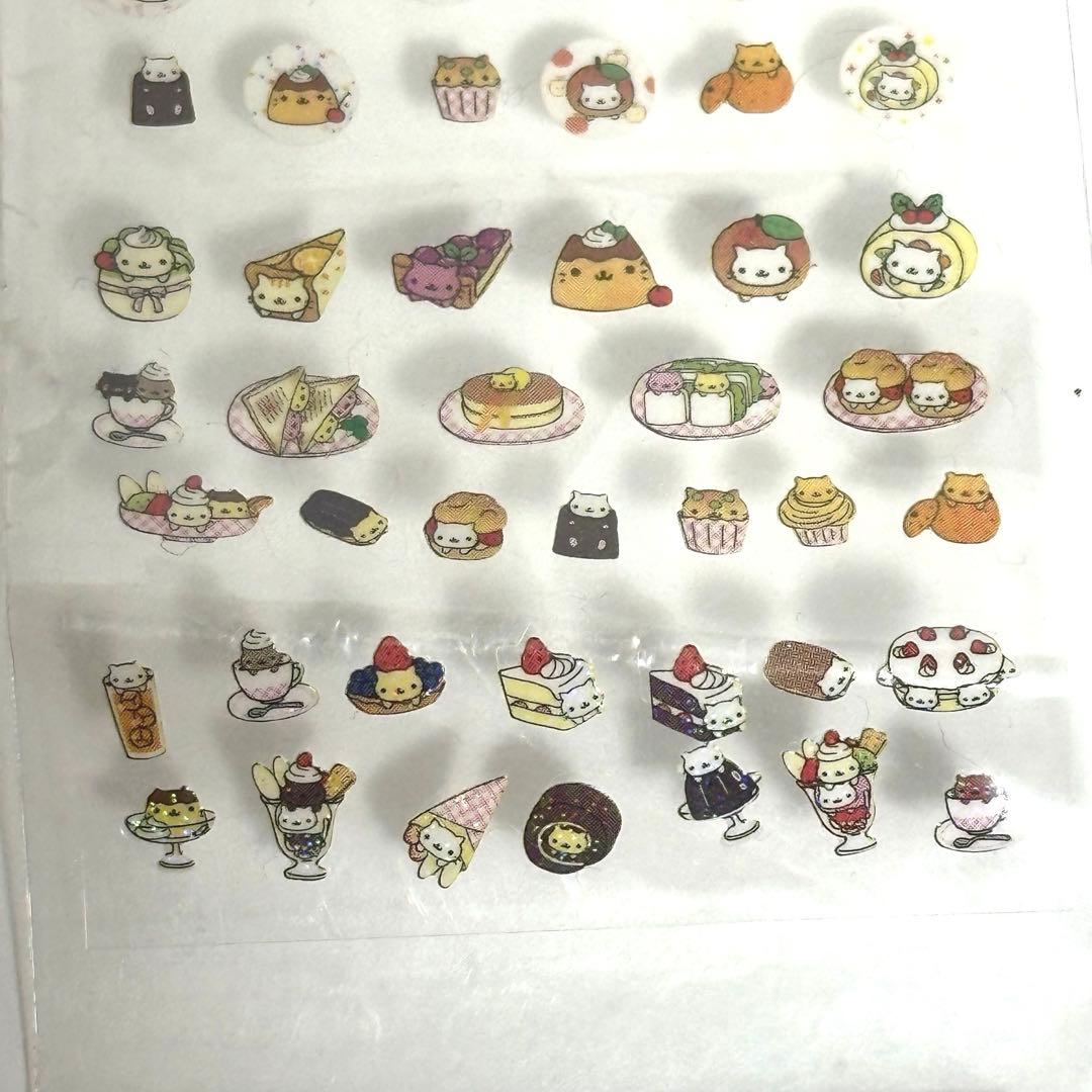 【激レア極小】San-x サンエックス　にゃんにゃんにゃんこ　シール　平成レトロ