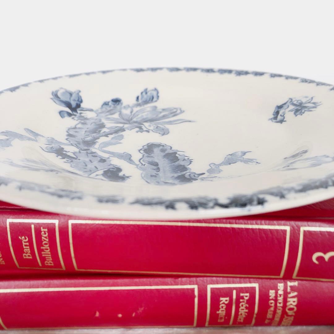 ジアン CACTUS サボテン デザートプレート A ブルー アンティーク食器