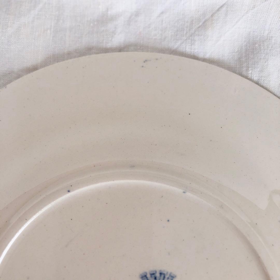 ジアン CACTUS サボテン デザートプレート A ブルー アンティーク食器