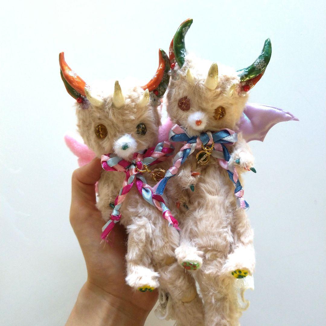 妖精？猫？うさぎ？狐？ 架空空想生物 アートドール ハンドメイド(説明欄必読)