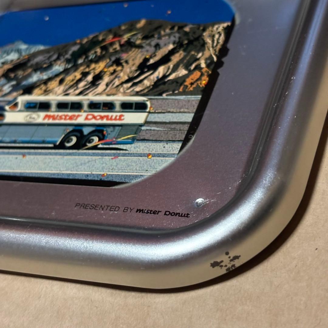 80s 鈴木英人 ミスタードーナツ コラボトレイ3枚セット 昭和レトロ