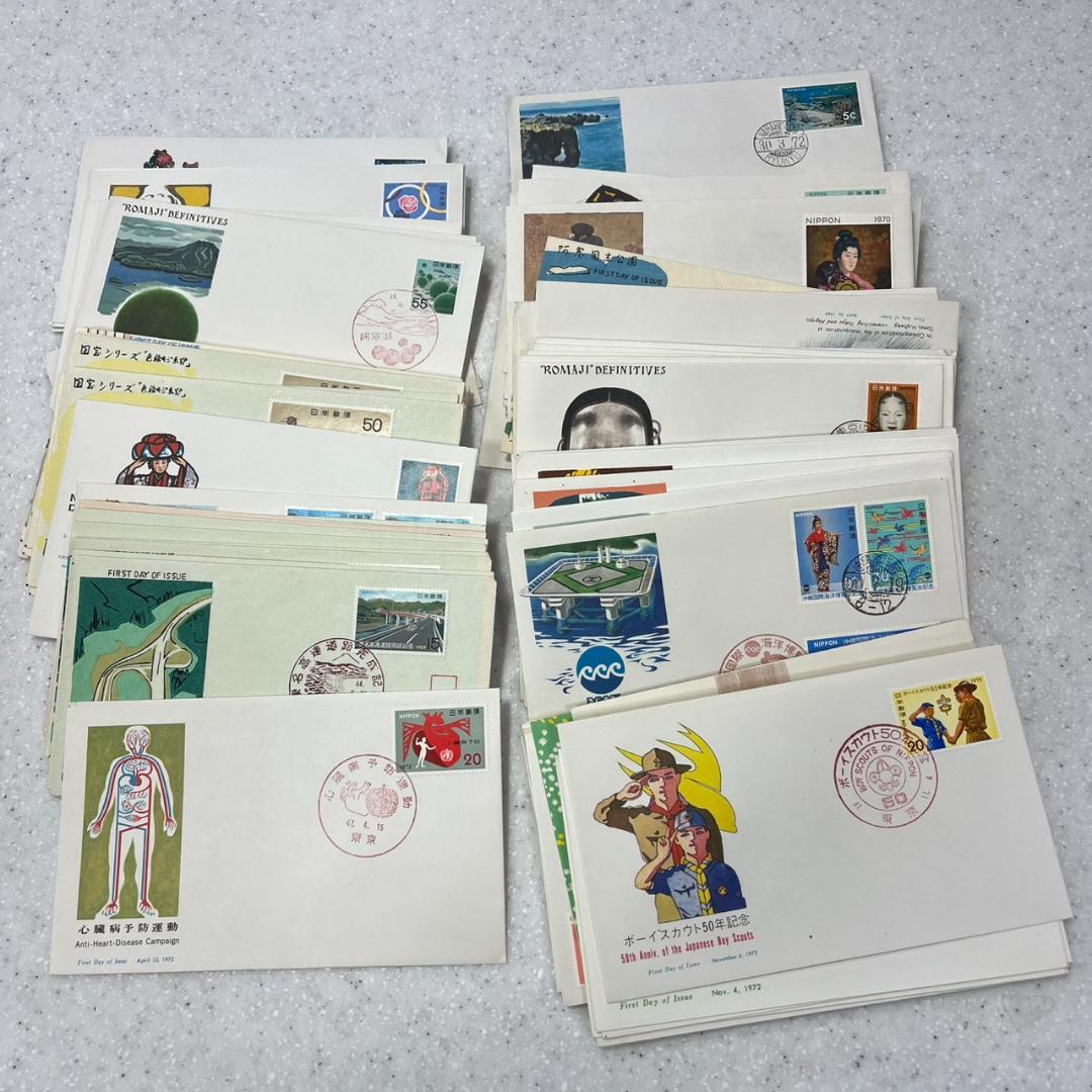 初日カバー 使用済み切手 FDC 大量 まとめて 約2.1kg 400枚以上