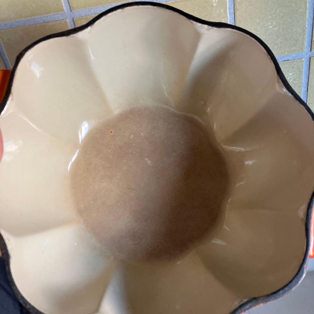 ル・クルーゼ パンプキン　かぼちゃ鍋　オレンジ　ハートのココットイエロー