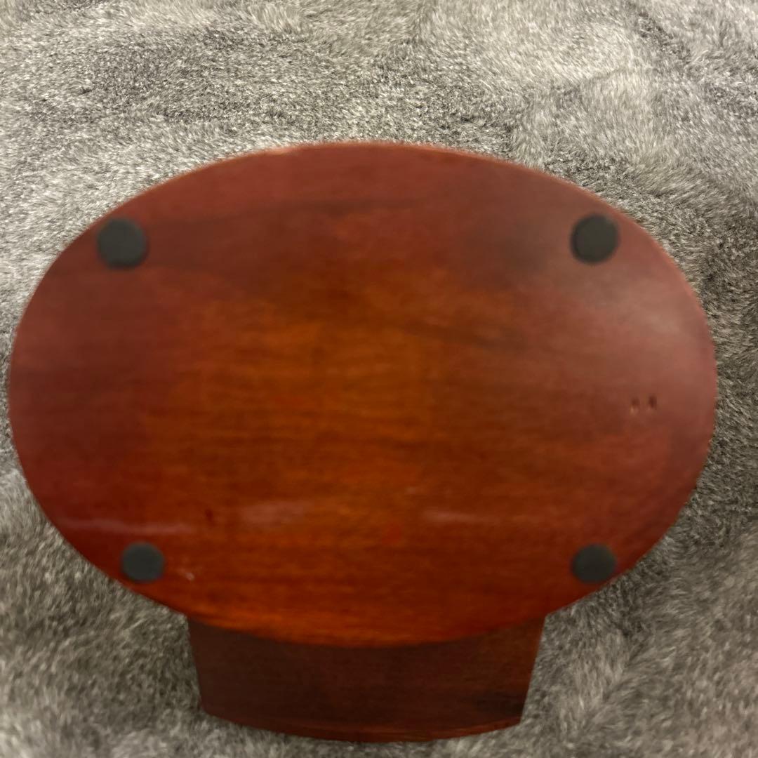 木製彫刻小物入れ 4引き出し　マホガニー　希少　 彫刻　美品　値下