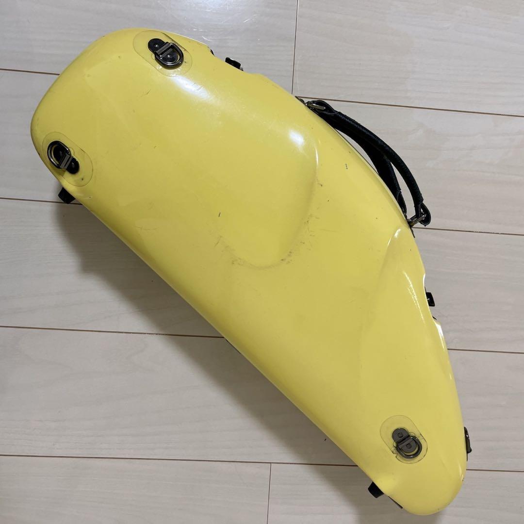 ccシャイニーケース　ハードケース　楽器　イエロー　黄色　管楽器