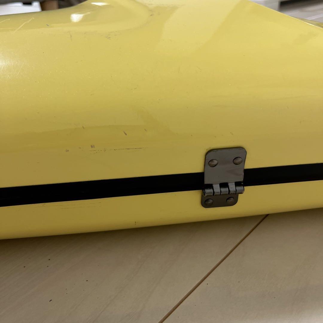 ccシャイニーケース　ハードケース　楽器　イエロー　黄色　管楽器