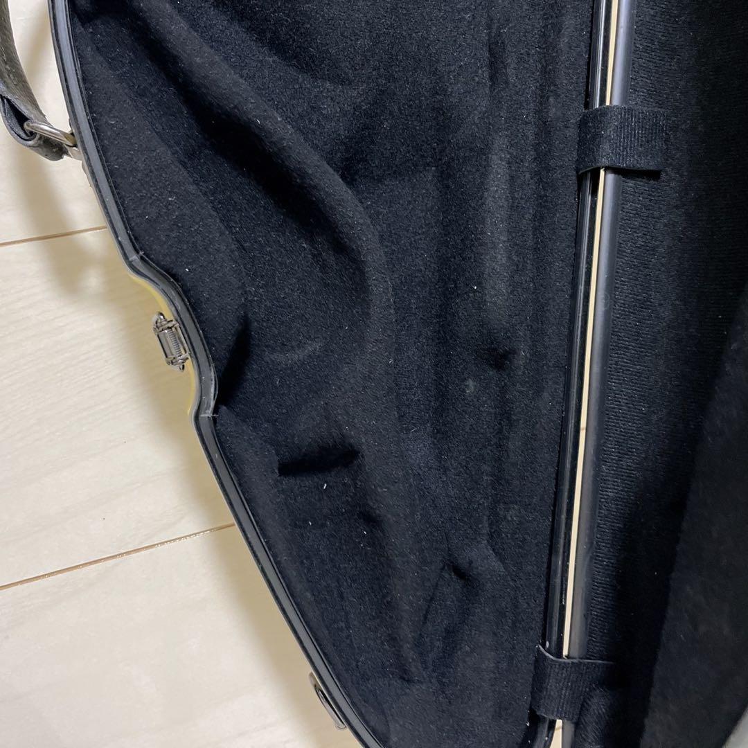 ccシャイニーケース　ハードケース　楽器　イエロー　黄色　管楽器