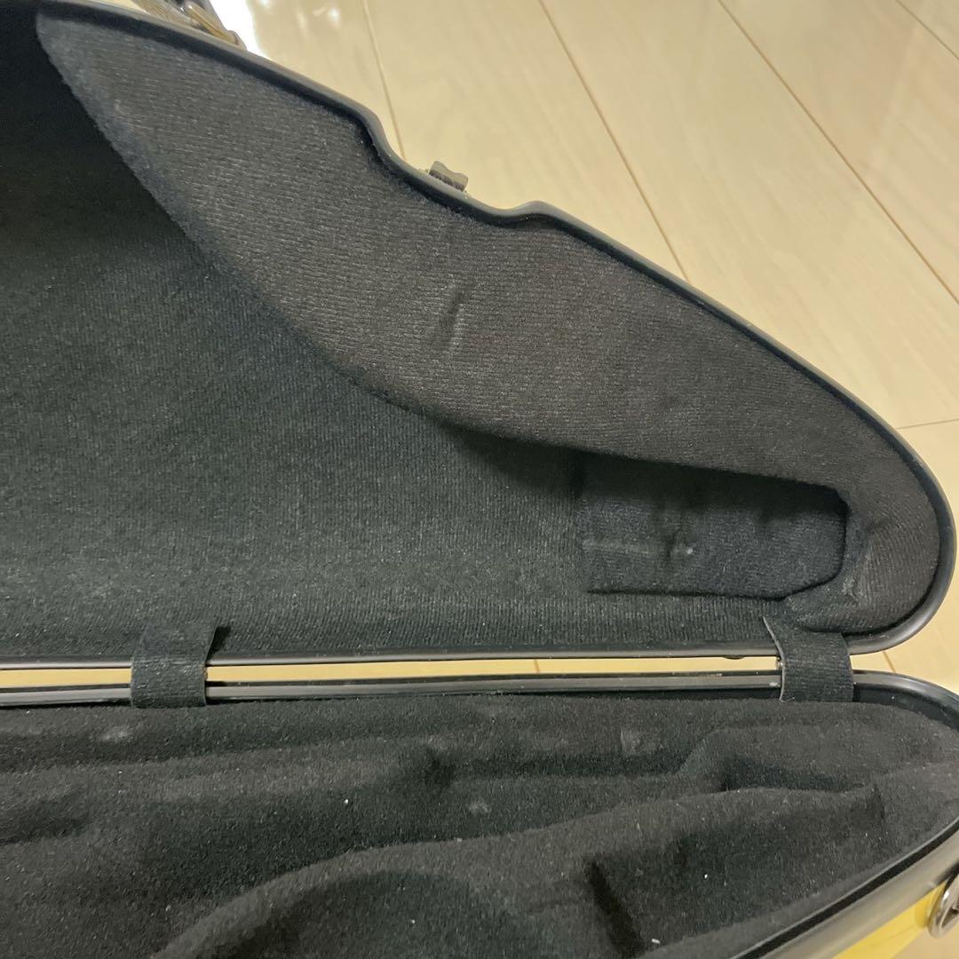ccシャイニーケース　ハードケース　楽器　イエロー　黄色　管楽器