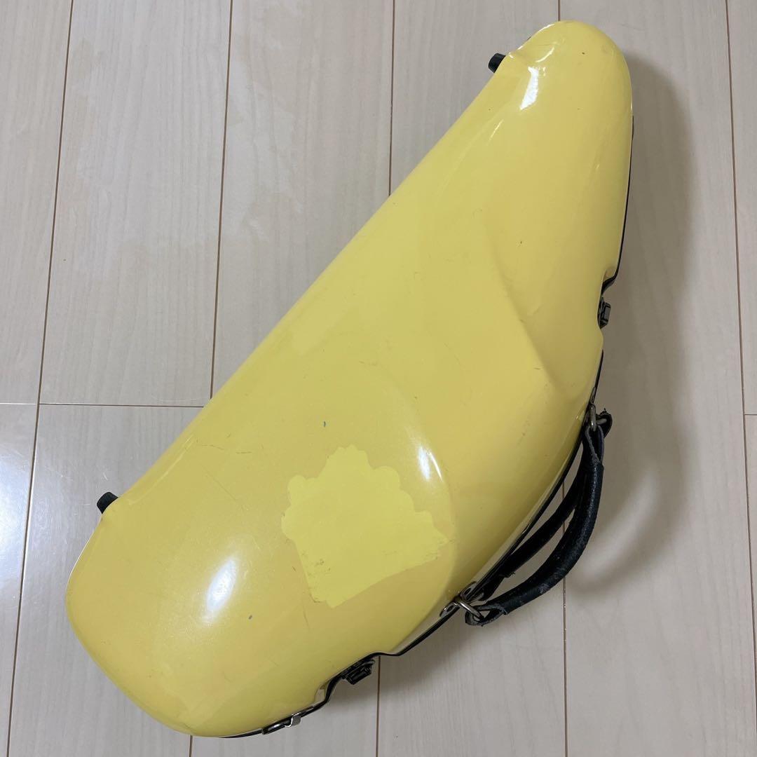 ccシャイニーケース　ハードケース　楽器　イエロー　黄色　管楽器