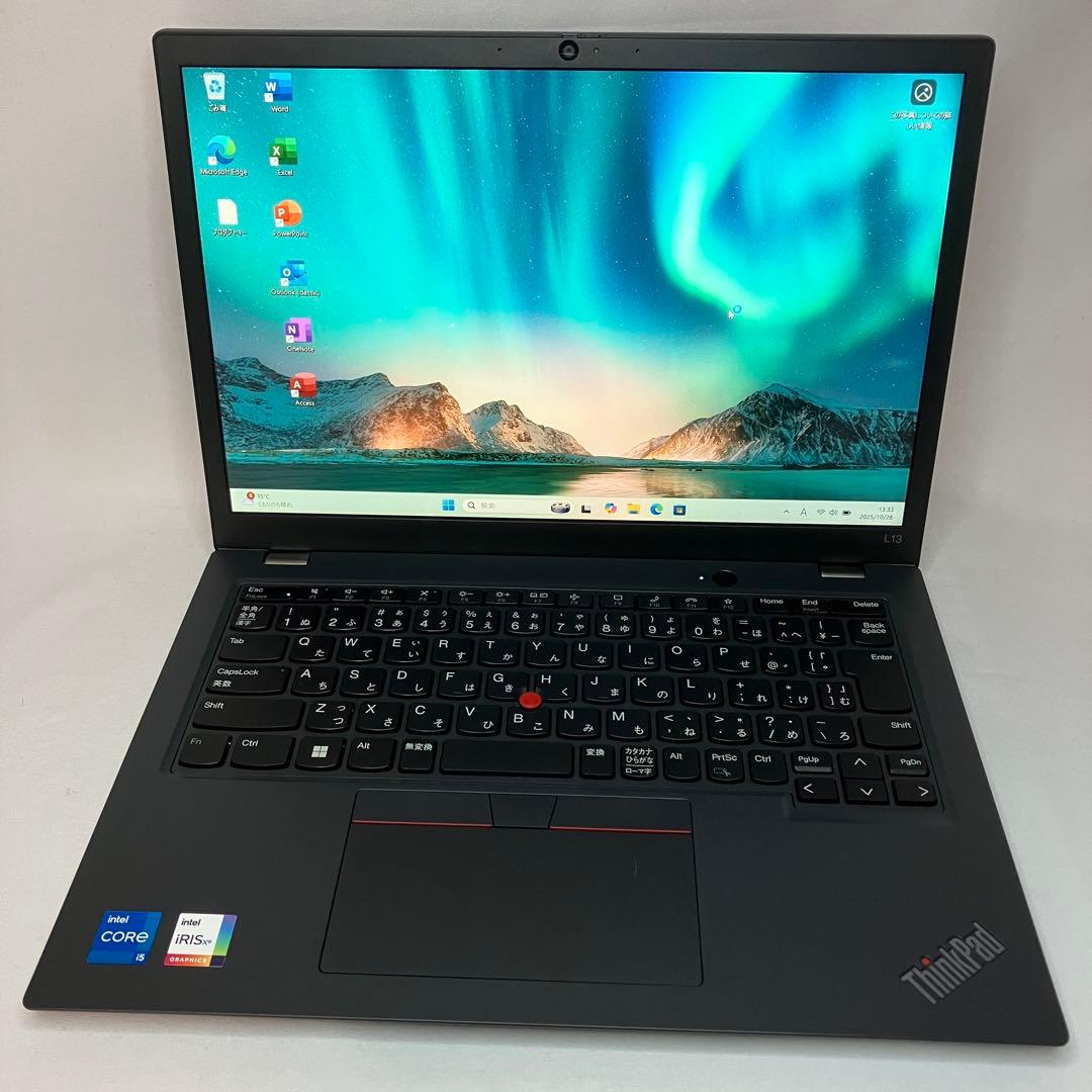 極美品 ThinkPad L13 Gen4 13世代 i5 16GB WUXGA