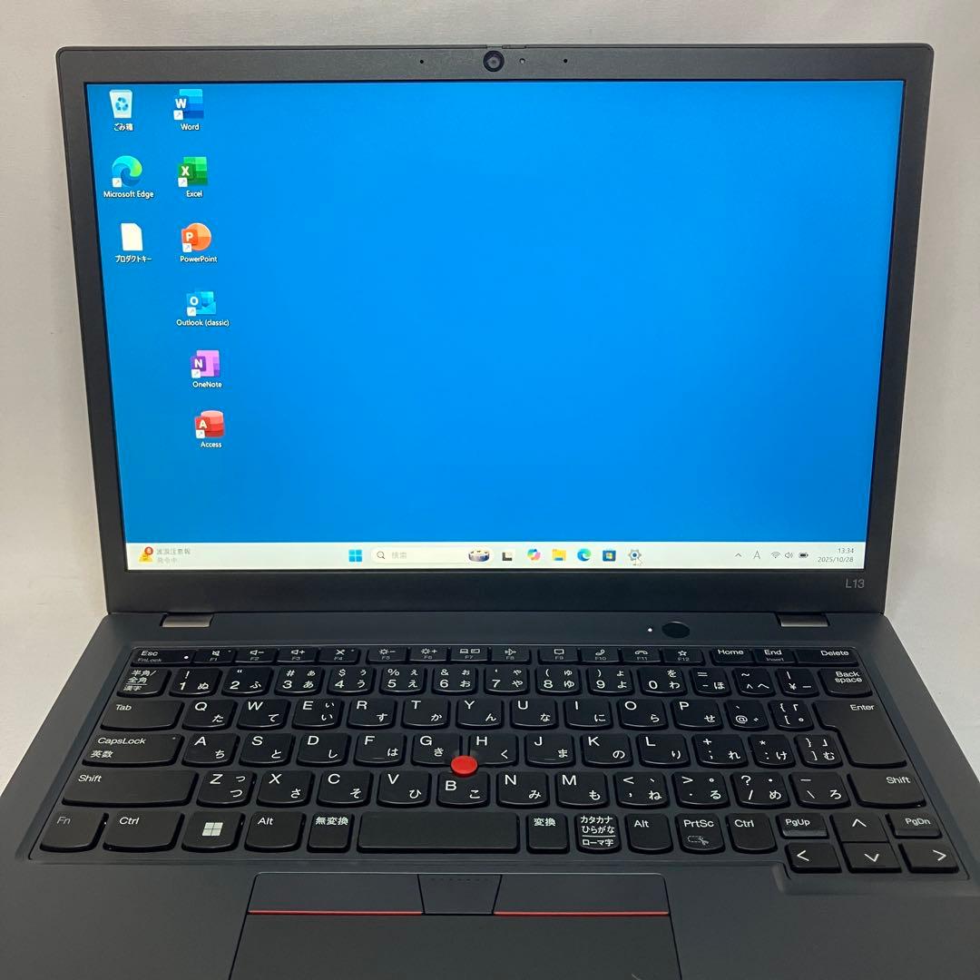 極美品 ThinkPad L13 Gen4 13世代 i5 16GB WUXGA