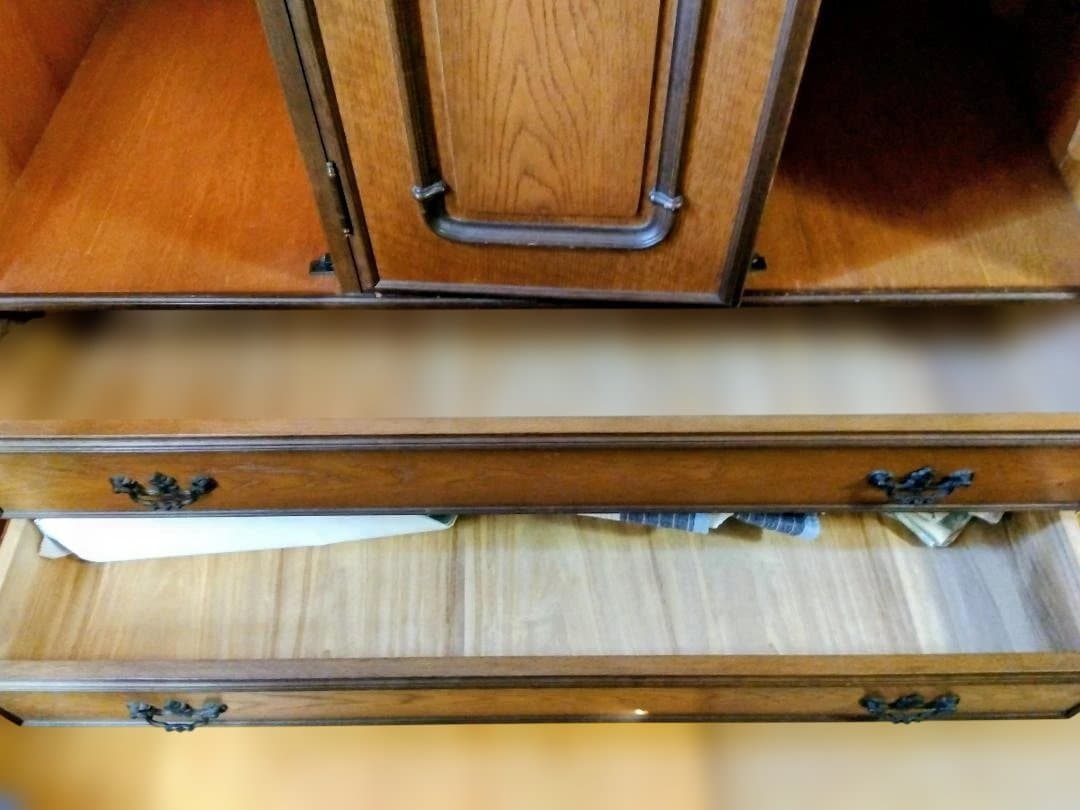 最高級　天然ナラ材　家具　箪笥3点セット　美品　【引き取り限定】