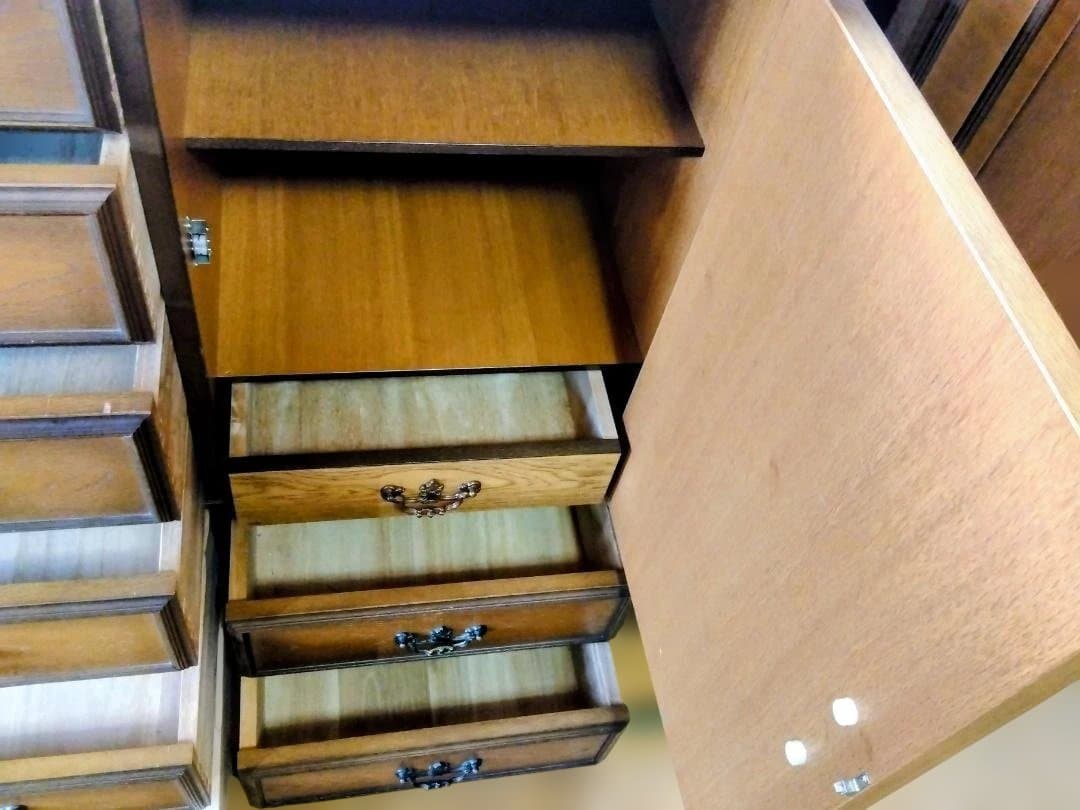 最高級　天然ナラ材　家具　箪笥3点セット　美品　【引き取り限定】