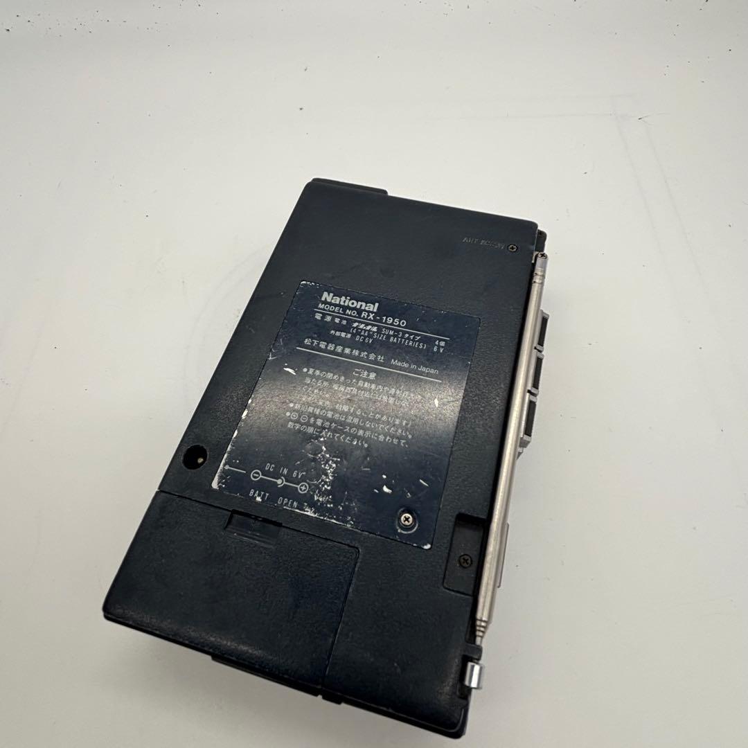 National RX-1950 FM AMラジオカセットレコーダ