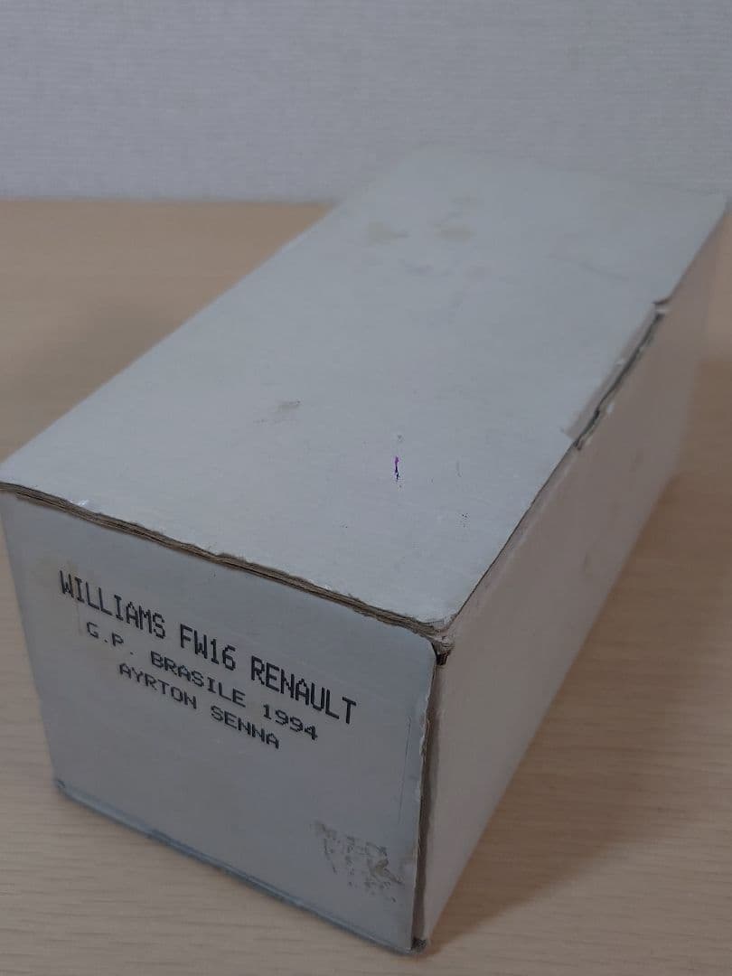 BBR Williams FW16 ルノー アイルトン・セナ ミニカー 1/43