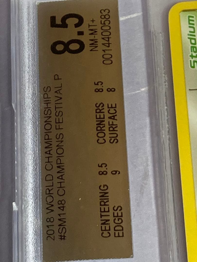 英語版チャンピオンズフェスティバル2018 BGS 8.5