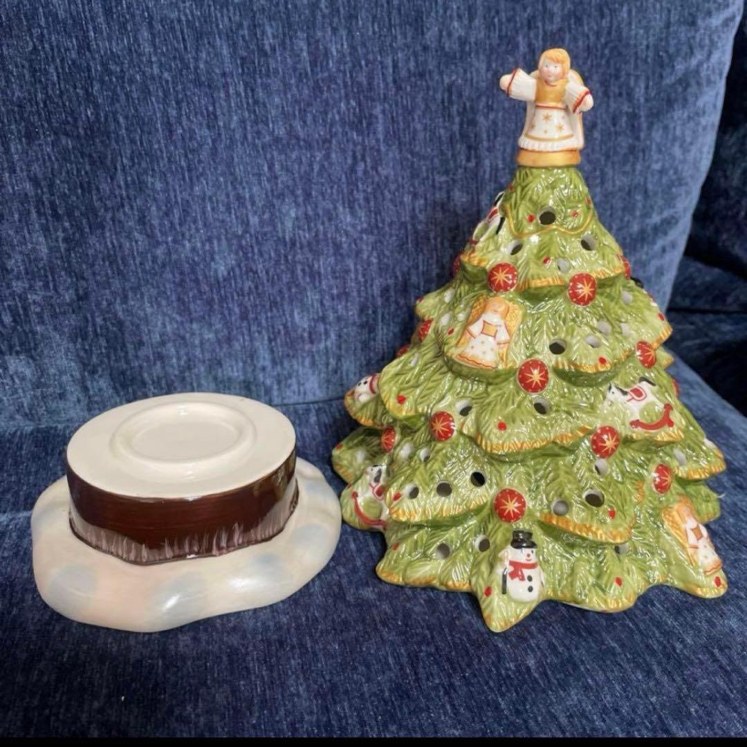 ビレロイ＆ボッホ Villeroy&Boch 2点 クリスマス飾り 陶器 置き物