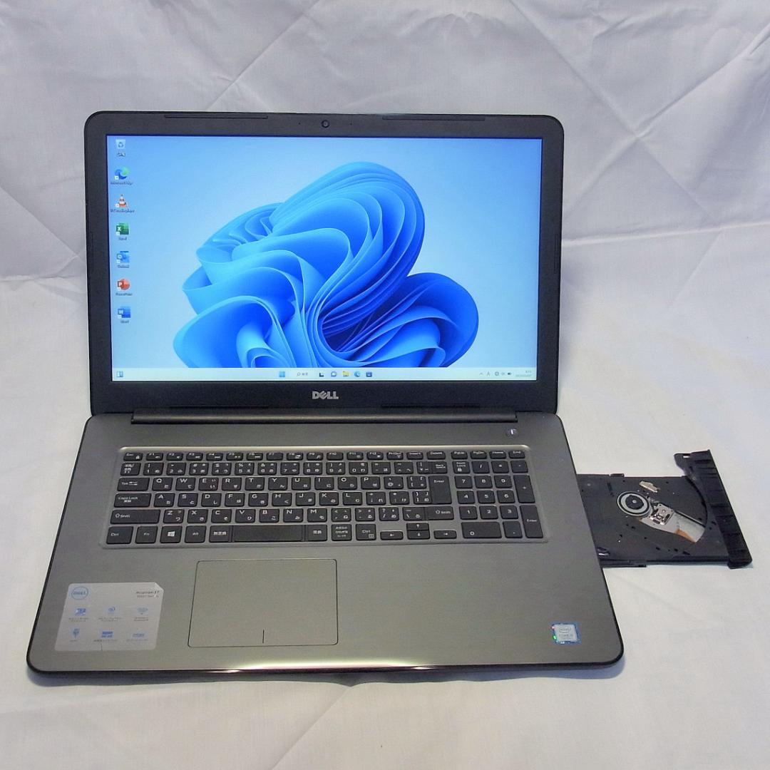 17型デルノートパソコン／32GB／第7世代／i7／SSD／Windows11