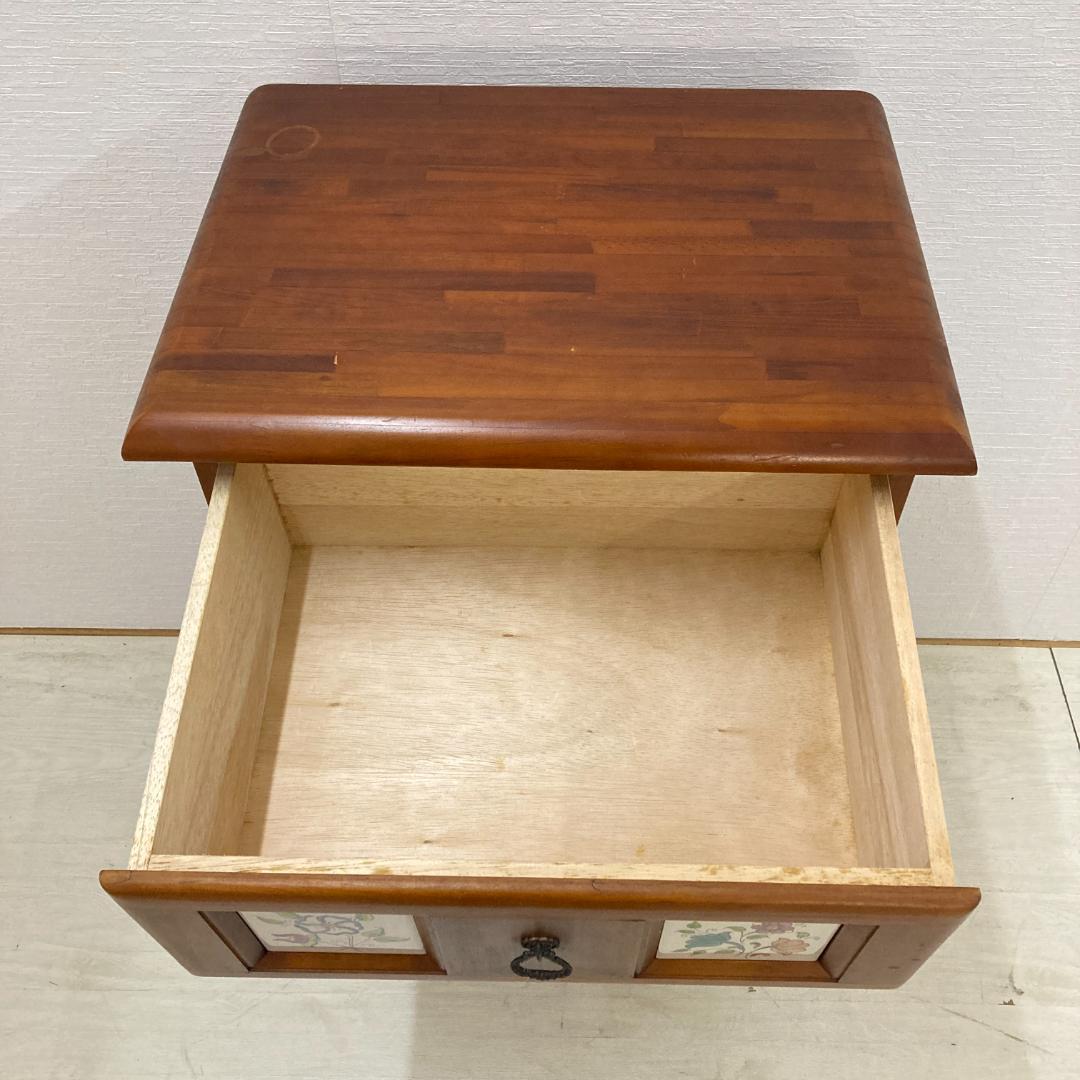 スペイン バレンシア　カントリー　４段チェスト　収納　タイル