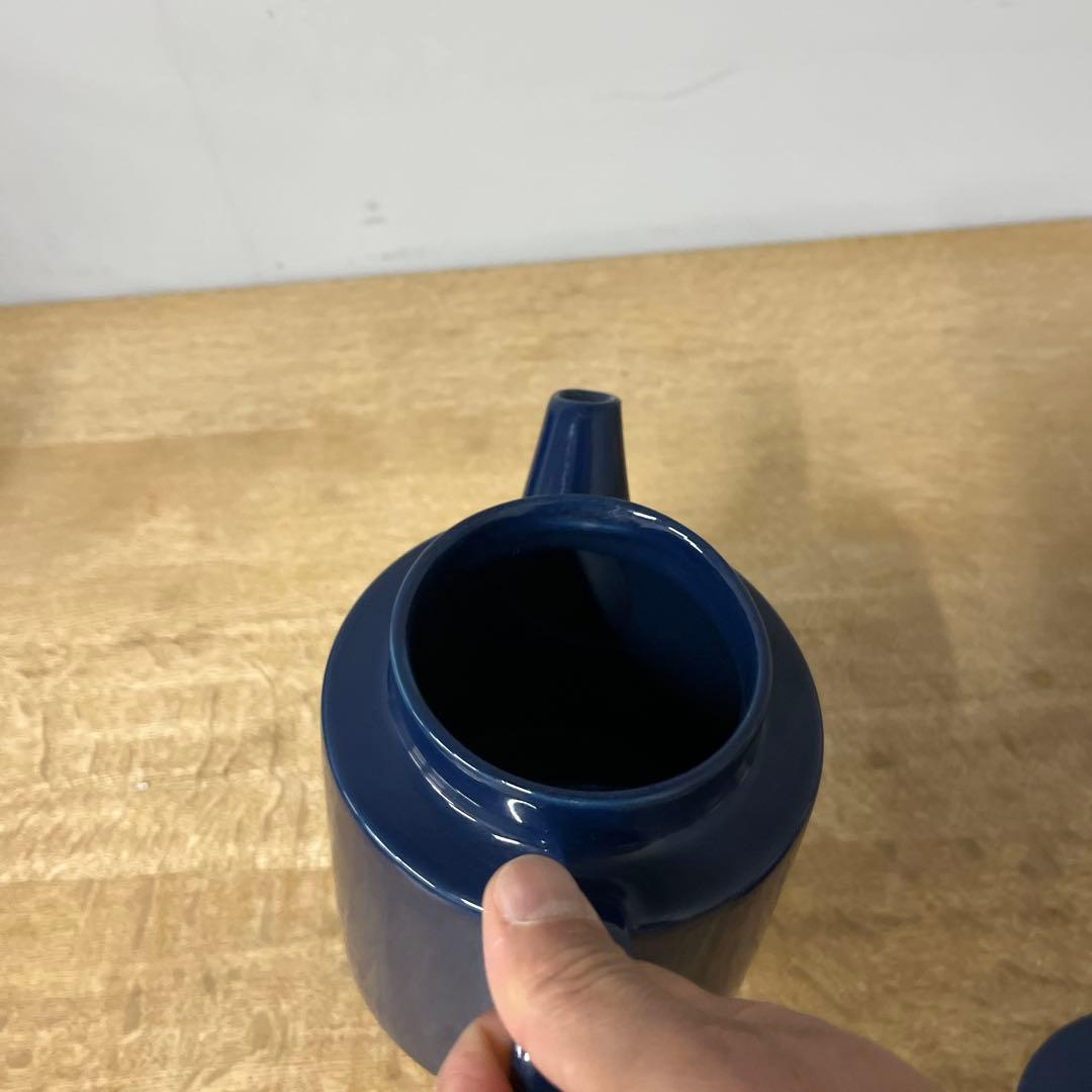 ARABIA アラビア　teemaティーマ　ネイビー　ティーポット