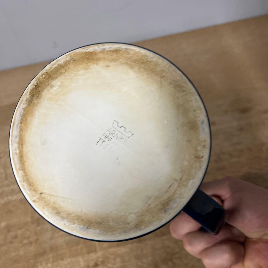 ARABIA アラビア　teemaティーマ　ネイビー　ティーポット