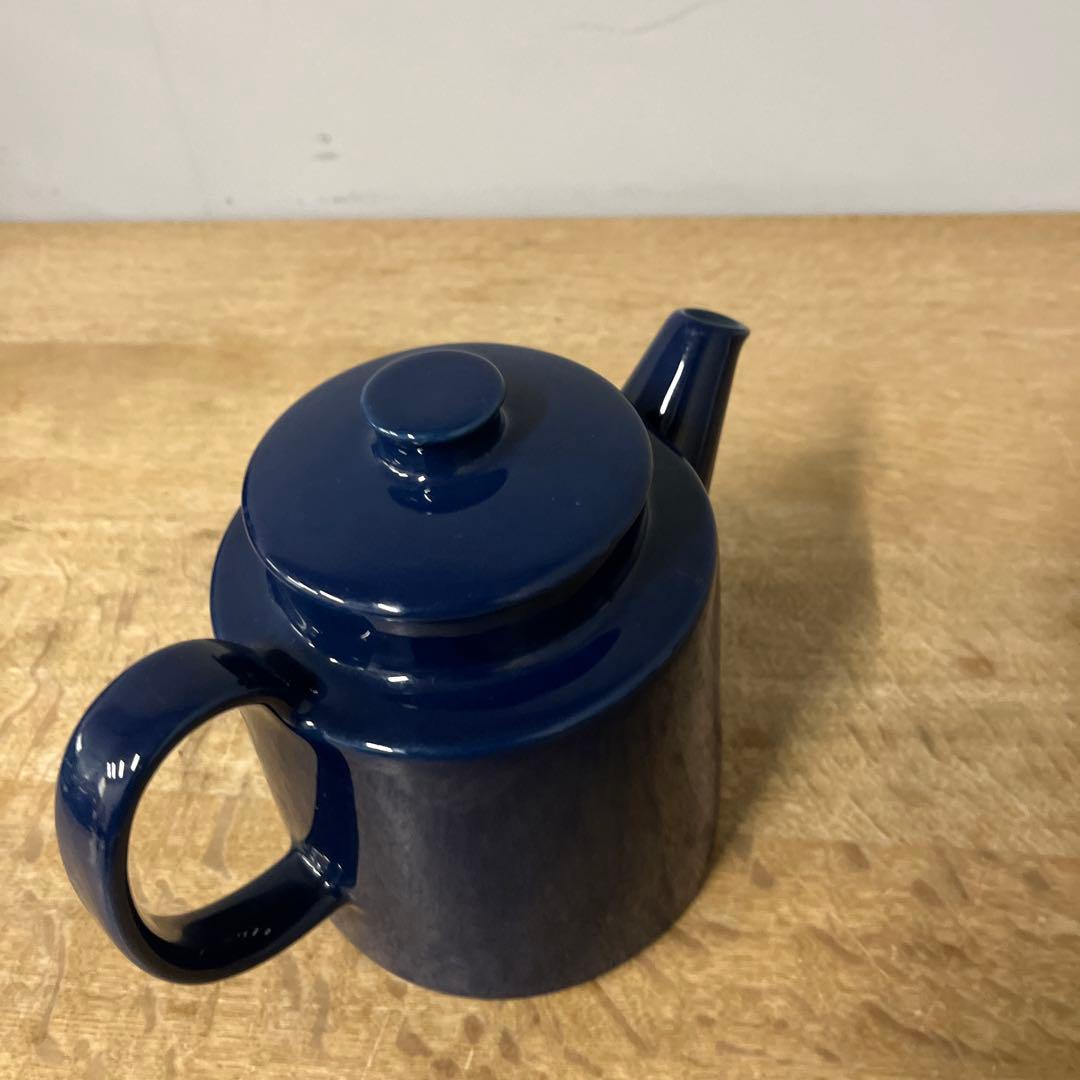 ARABIA アラビア　teemaティーマ　ネイビー　ティーポット