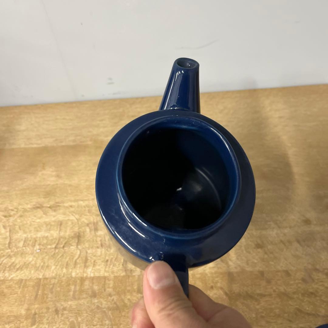 ARABIA アラビア　teemaティーマ　ネイビー　ティーポット