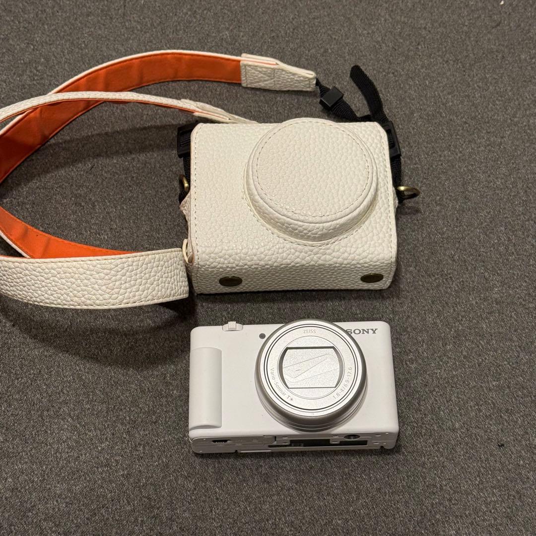 SONY デジカメ ZV1-M2 レザーケースストラップ付き