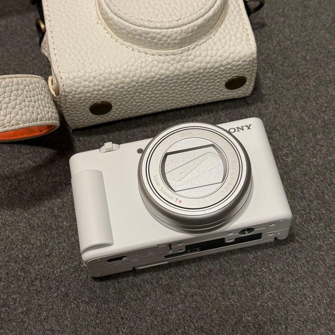 SONY デジカメ ZV1-M2 レザーケースストラップ付き