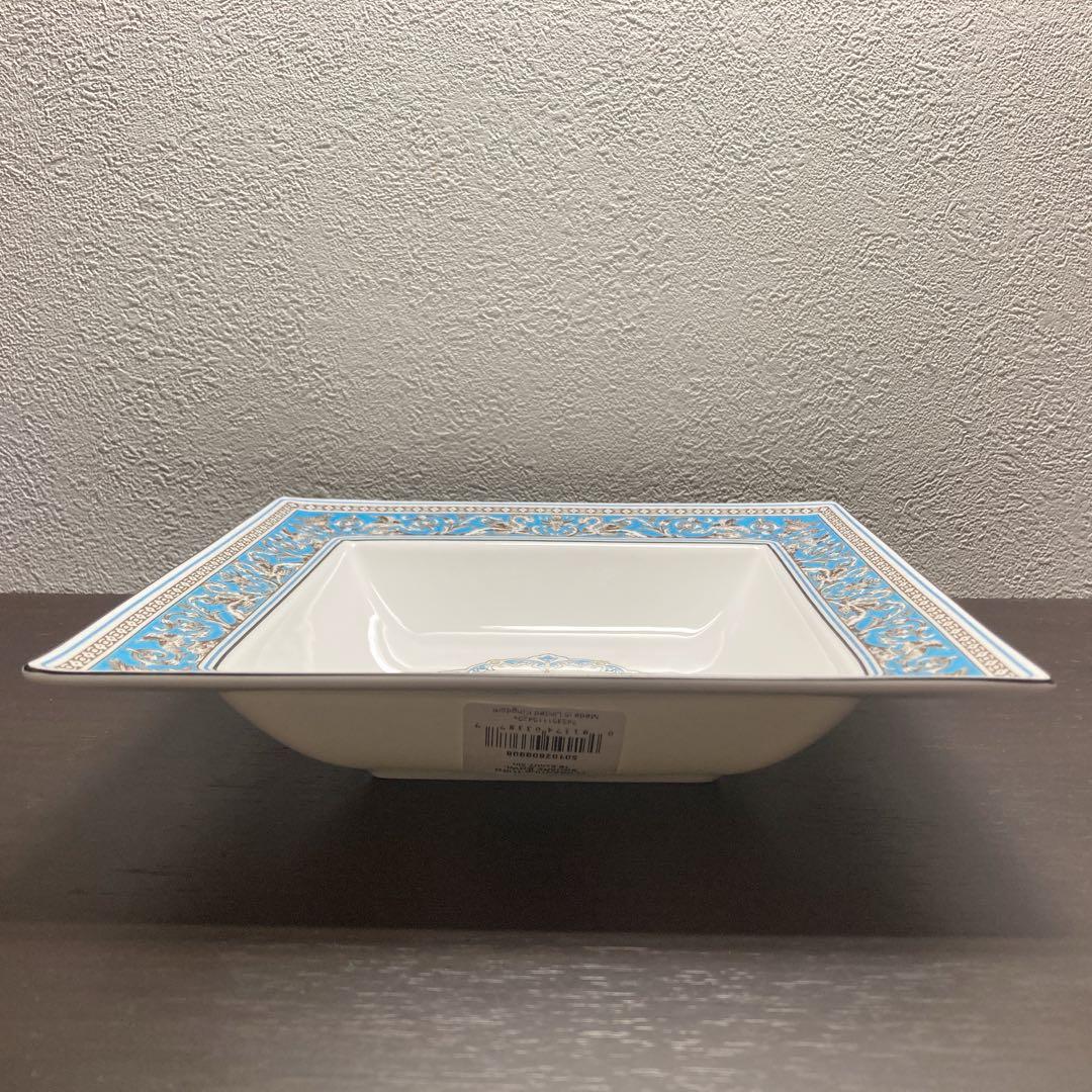 ウェッジウッド フロレンティーンターコイズ スクエアプレート 18cm