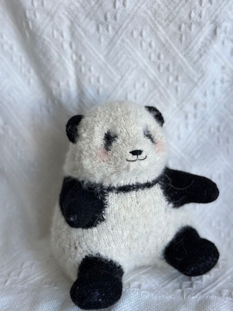 雪だるまとパンダちゃんの編みぐるみ　4点セット