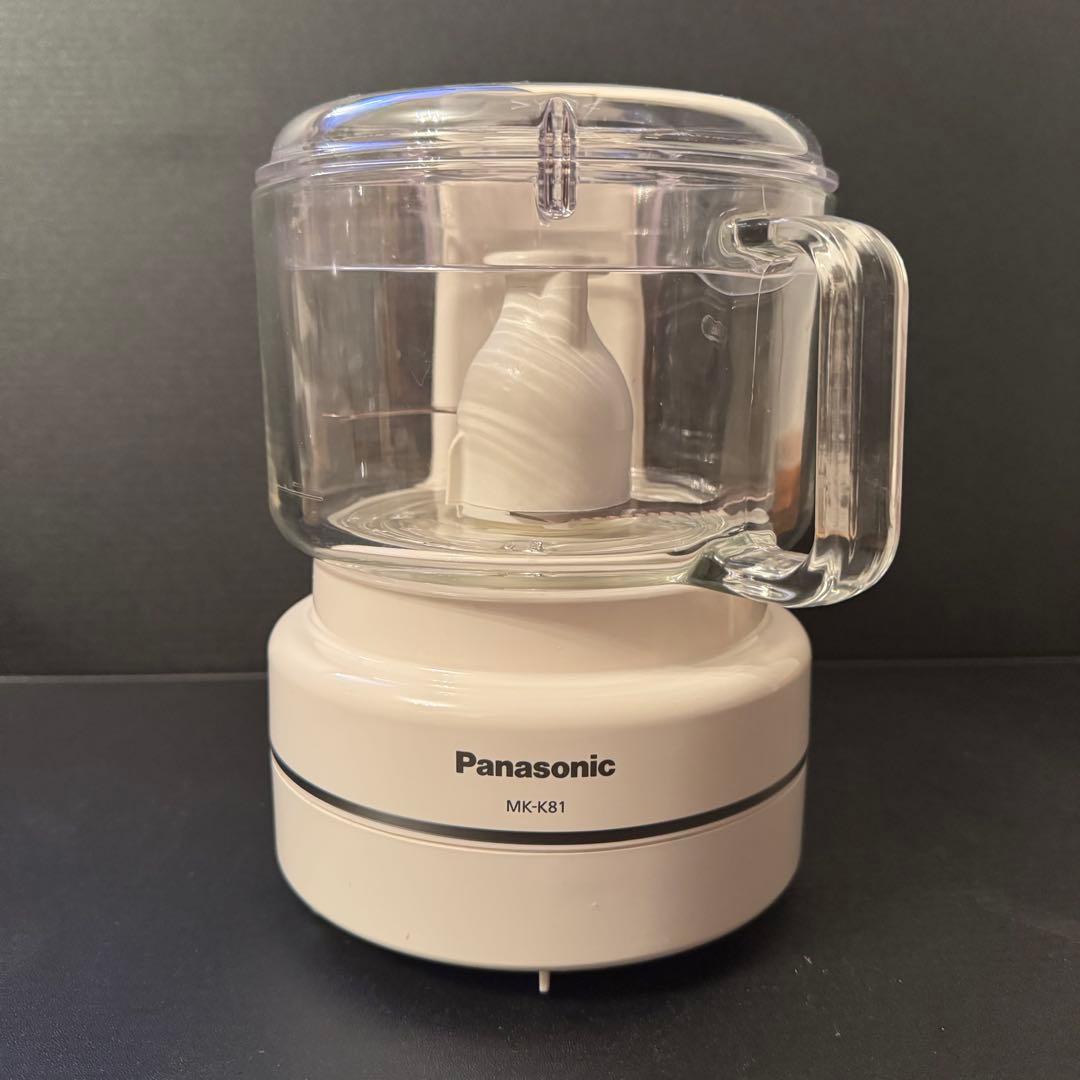 【美品】パナソニック フードプロセッサー MK-K81-W