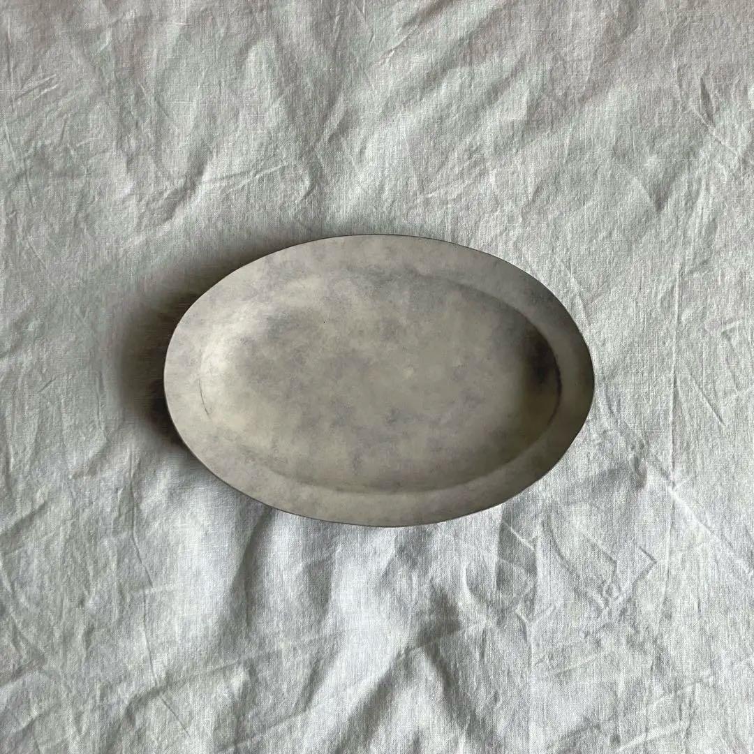 新品 吉田次朗　オーバル 皿