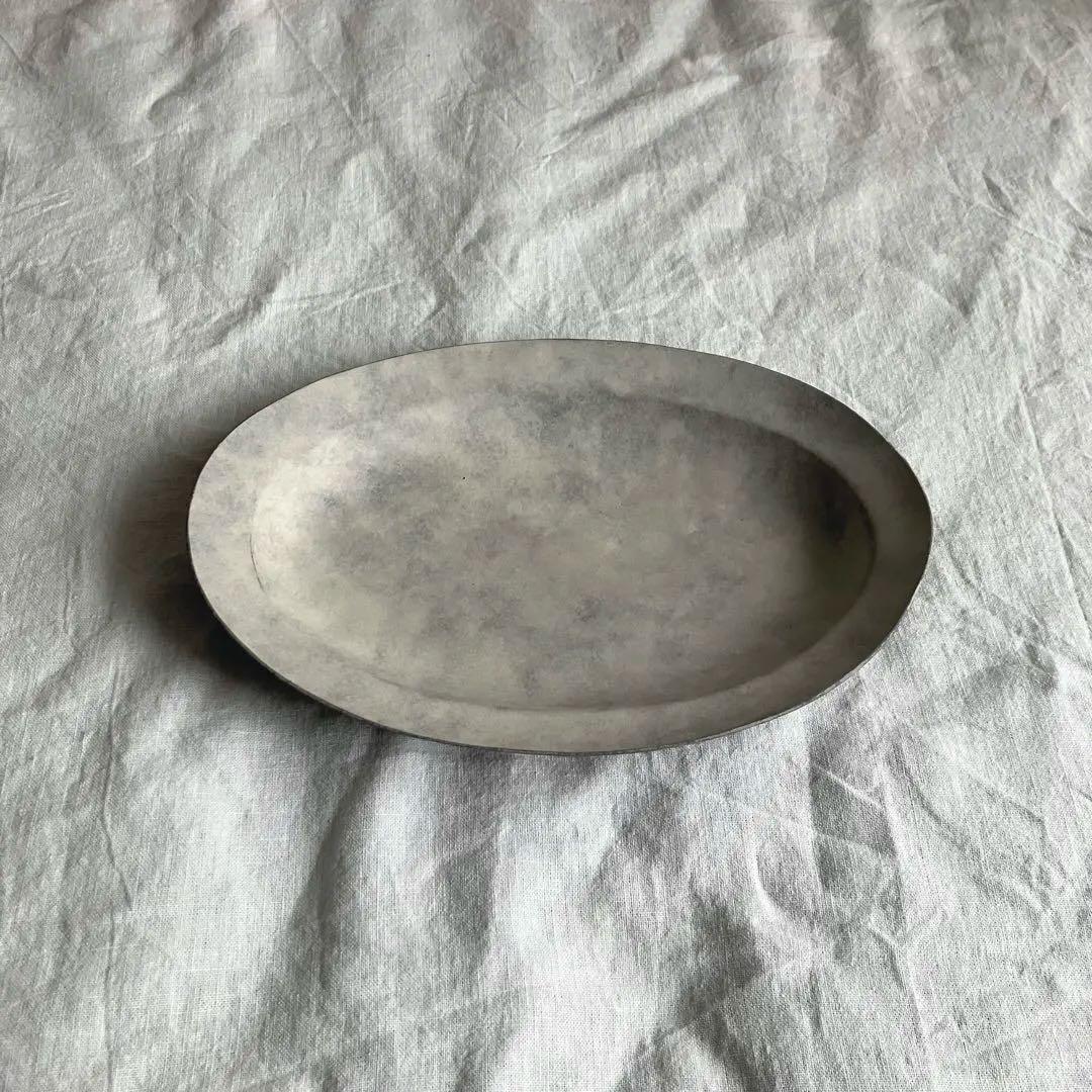 新品 吉田次朗　オーバル 皿