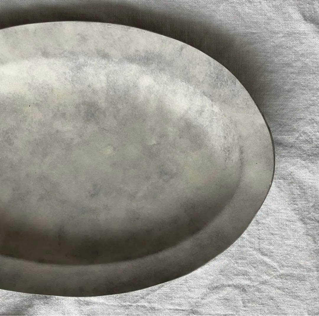 新品 吉田次朗　オーバル 皿