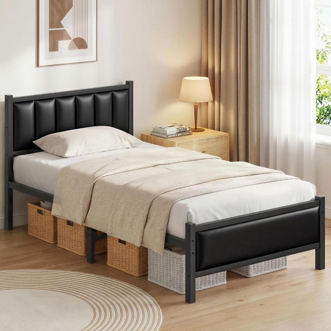 ベッドフレーム シングルベッド 耐荷重300kg 197×95×96cm