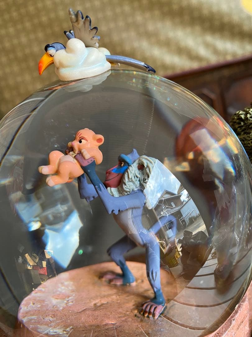 25周年記念限定品　ライオンキングキング・スノーグローブ　オルゴール　レア