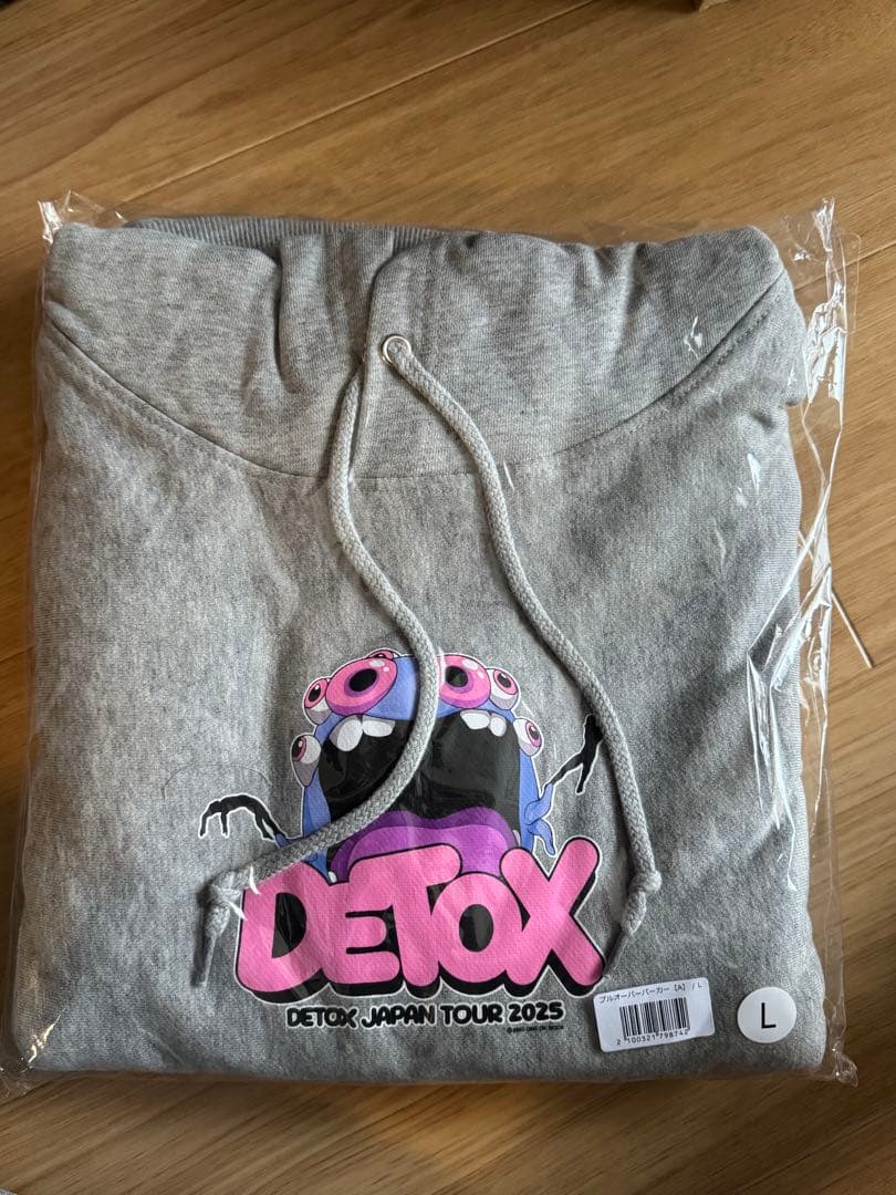 ONE OK ROCK DETOX プルオーバーパーカー L