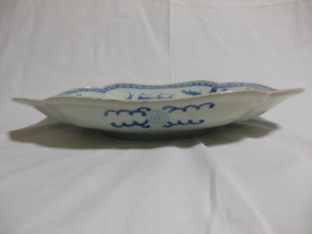 古伊万里　大皿（鯉）