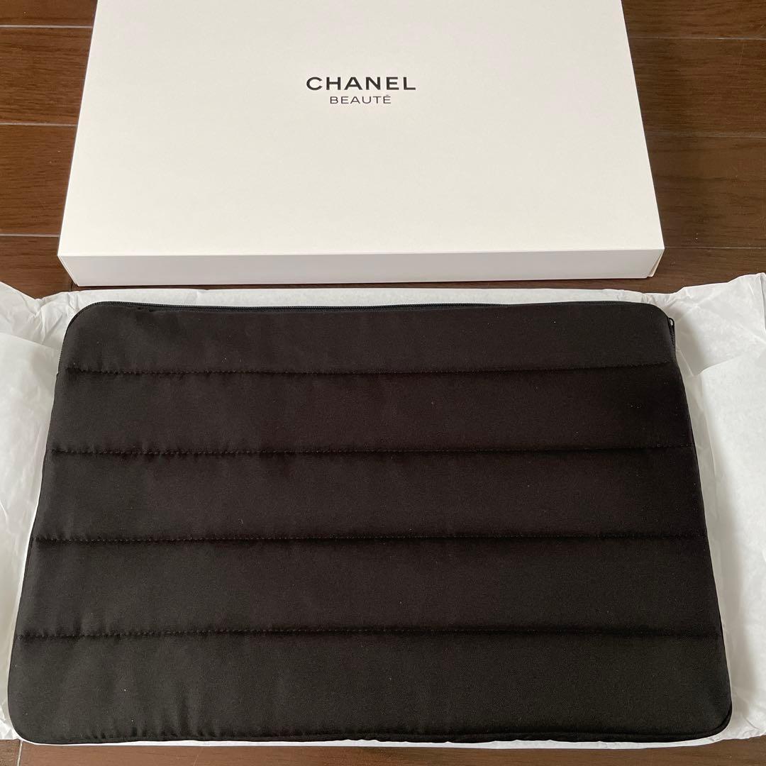 CHANEL beauty シャネル ノートPCケース 黒　ノベルティ