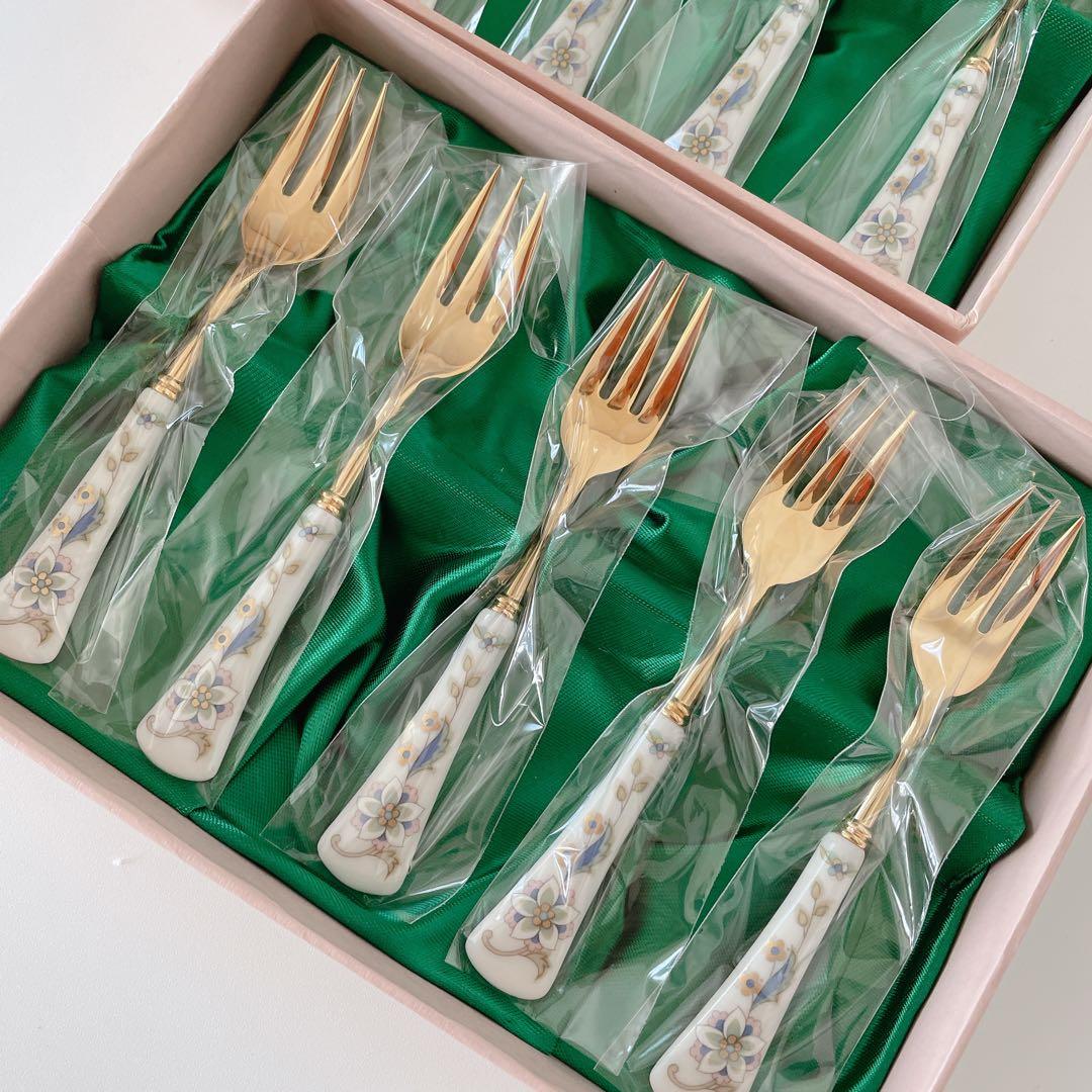 箱入り 未使用 ノリタケ カリフパレス カトラリー スプーン フォーク セット