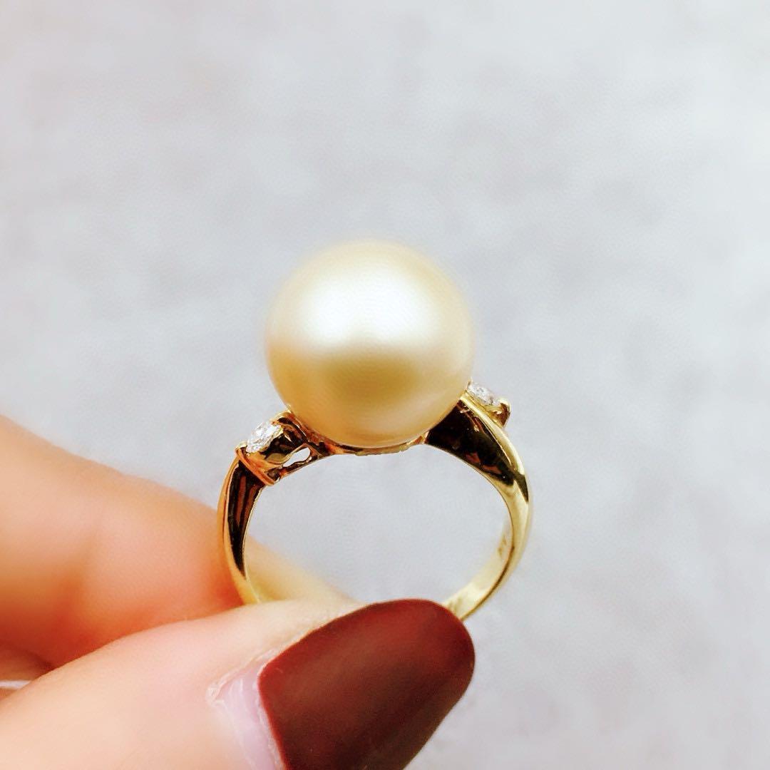 ゴールドパールリング パール11.5mm