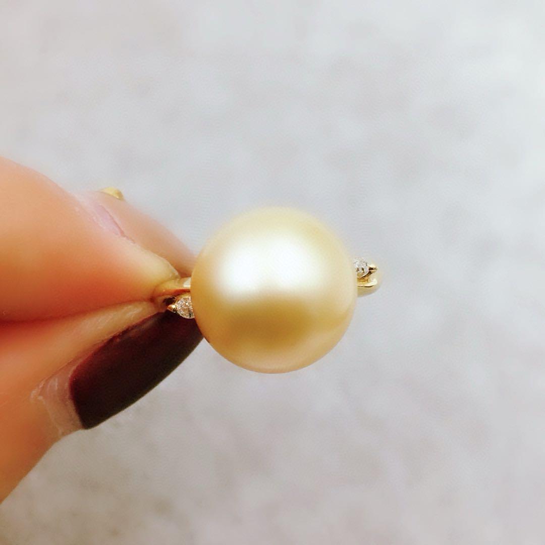 ゴールドパールリング パール11.5mm